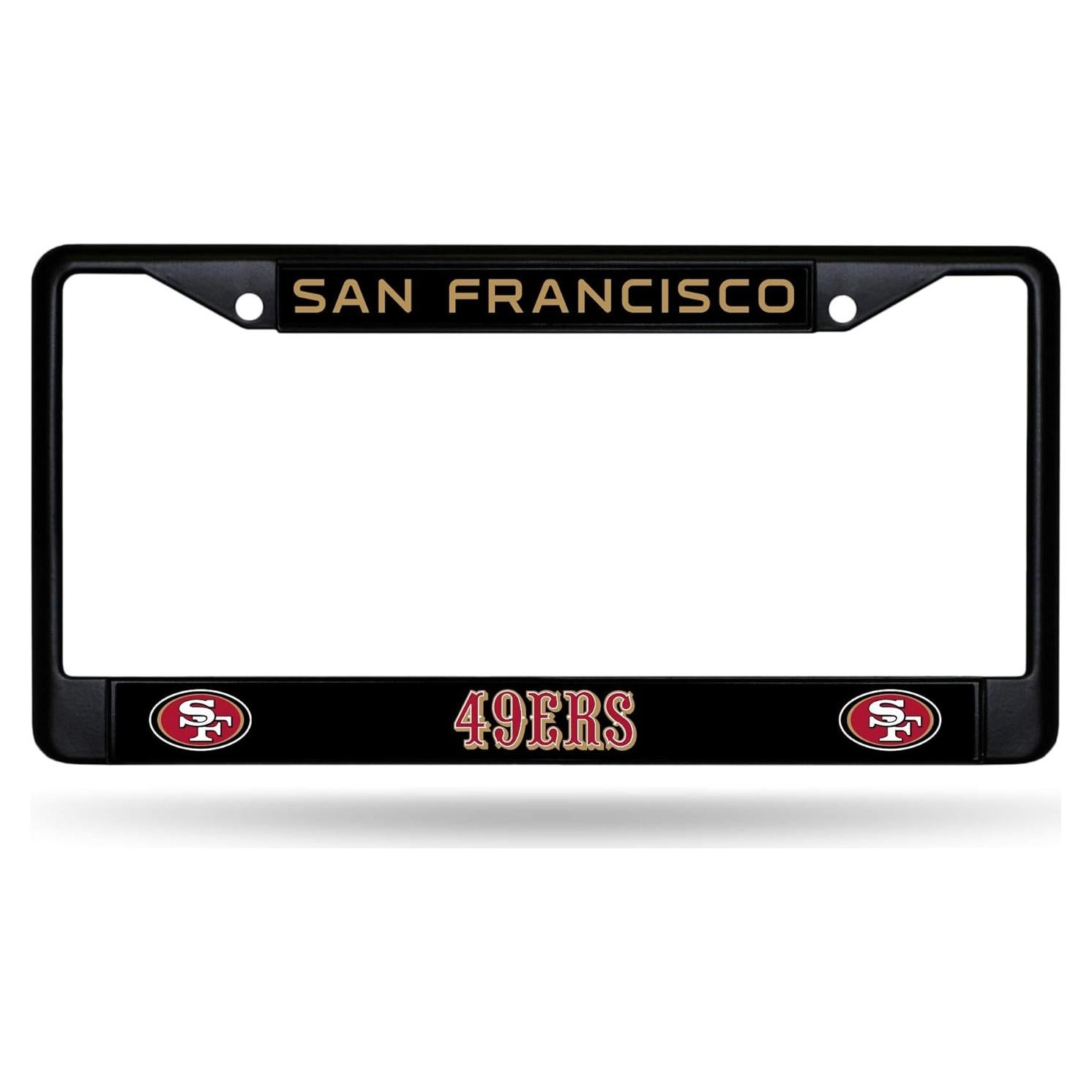 Marco de Placa de Licencia Cromado Rico Industries 49ers 15.24x31.12cm