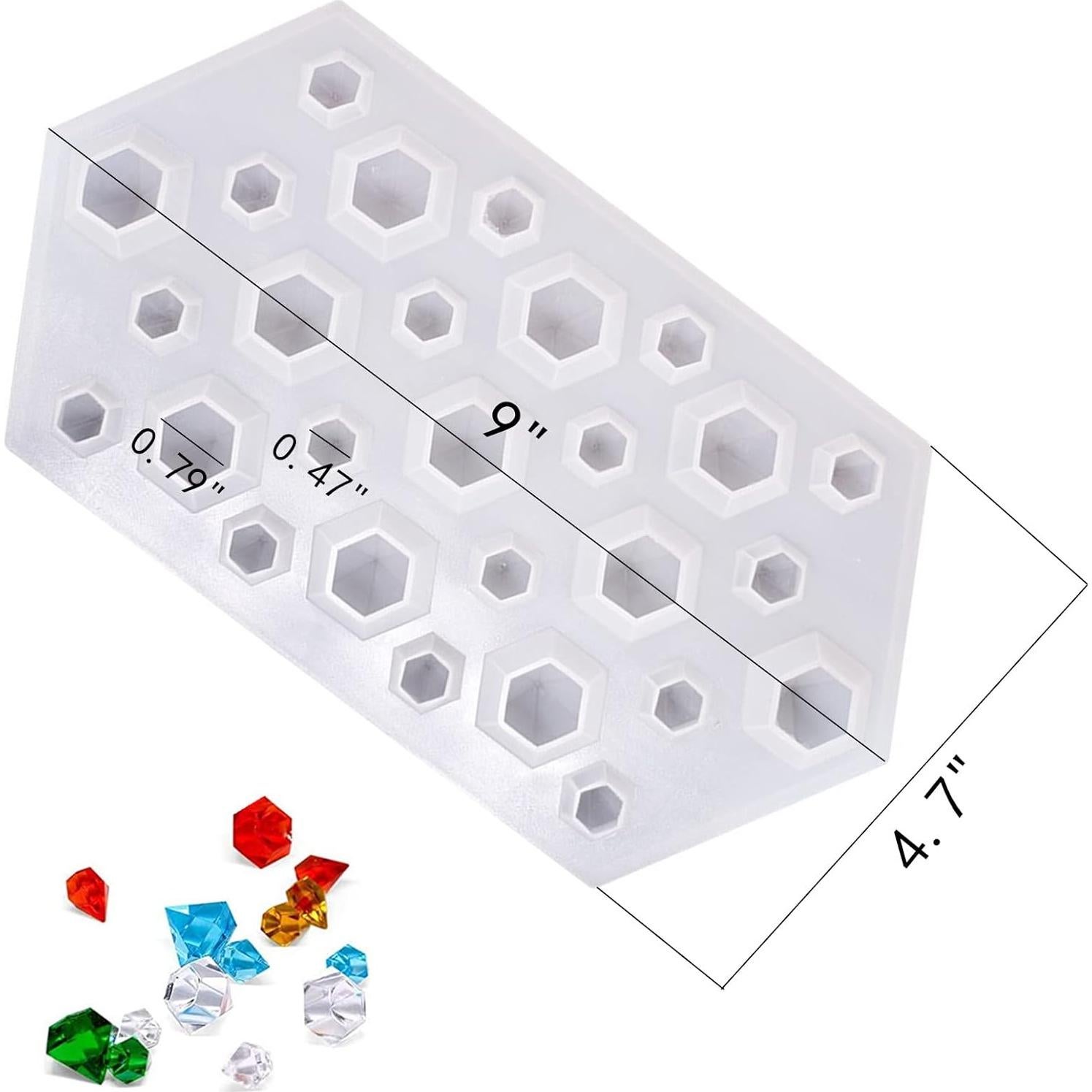 Molde de Silicona 3D DD-life para Artesanías - 2 Piezas