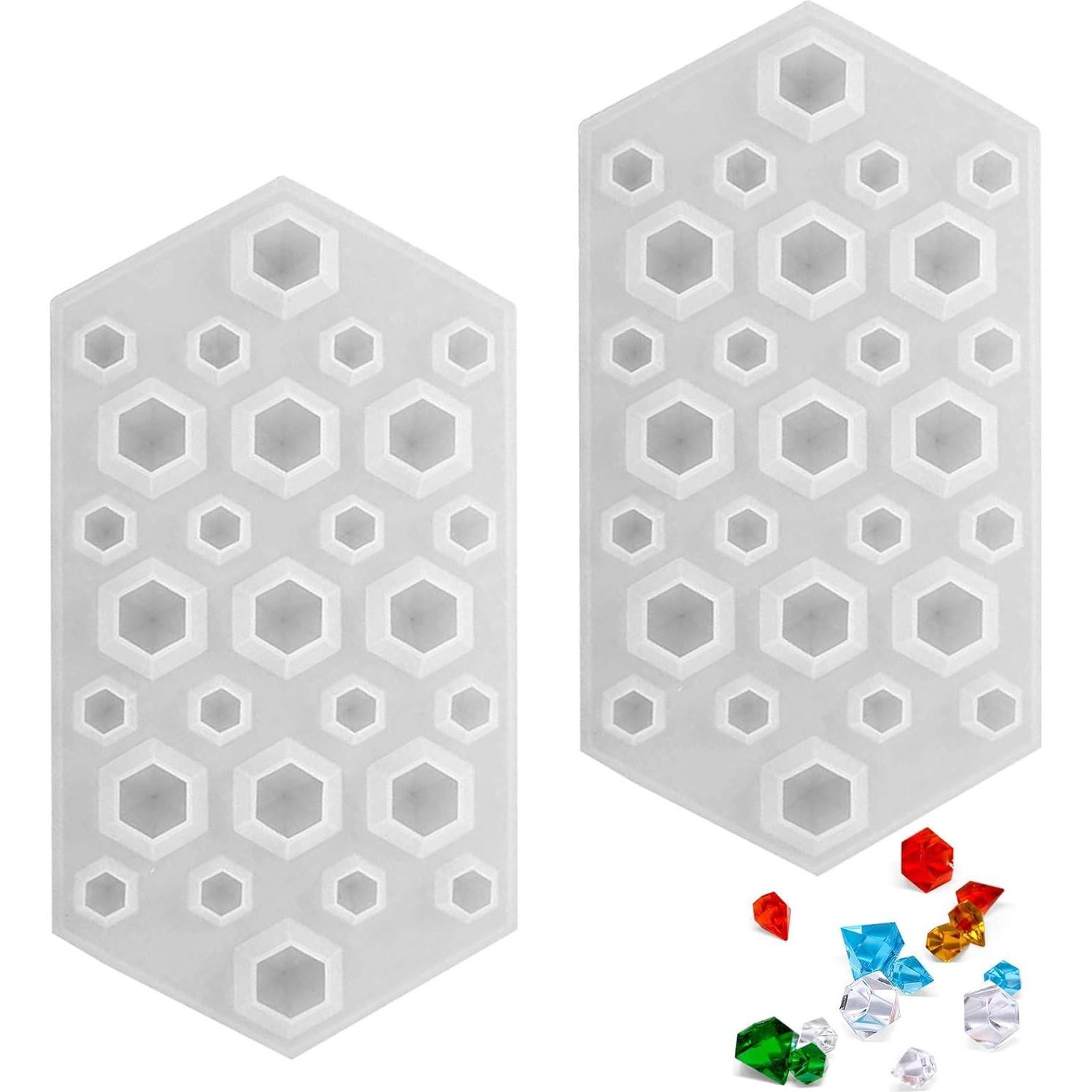 Molde de Silicona 3D DD-life para Artesanías - 2 Piezas