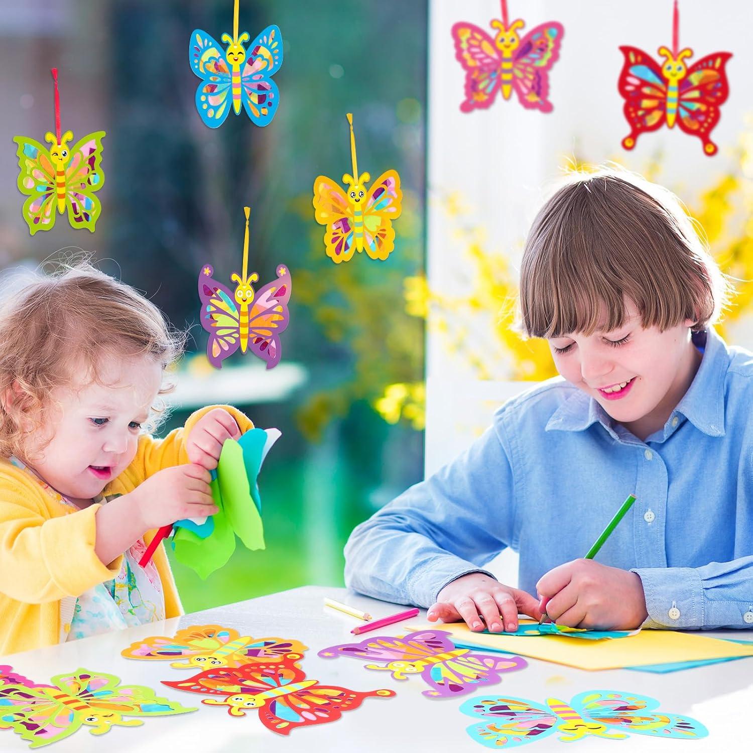 Kit de Manualidades de Mariposa Tinlade 24 Piezas DIY Multicolor