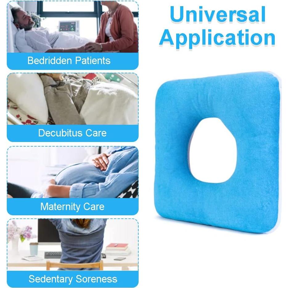 Almohada Donut Cuadrada MESINURS 38x38cm Anti-Decúbito