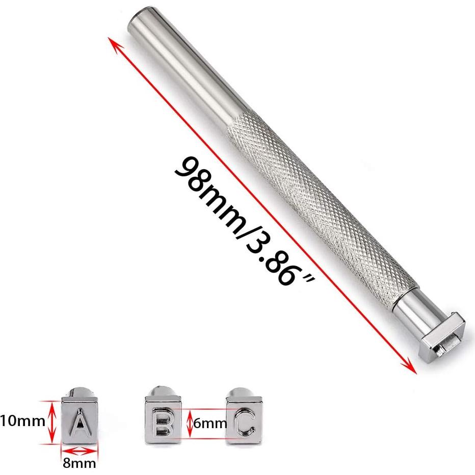 Conjunto de Sellos de Letras y Números OwnMy 6mm 36pcs