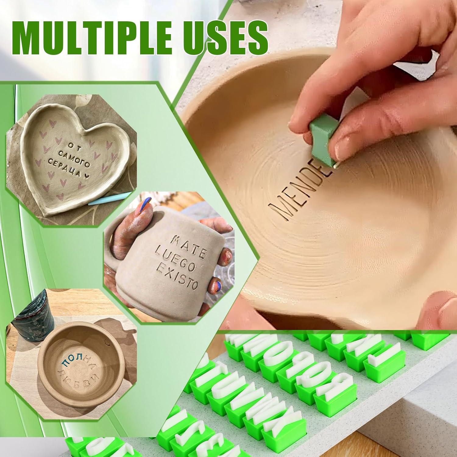 Juego de Sellos de Alfabeto Zsdios - Letras Mayúsculas y Números