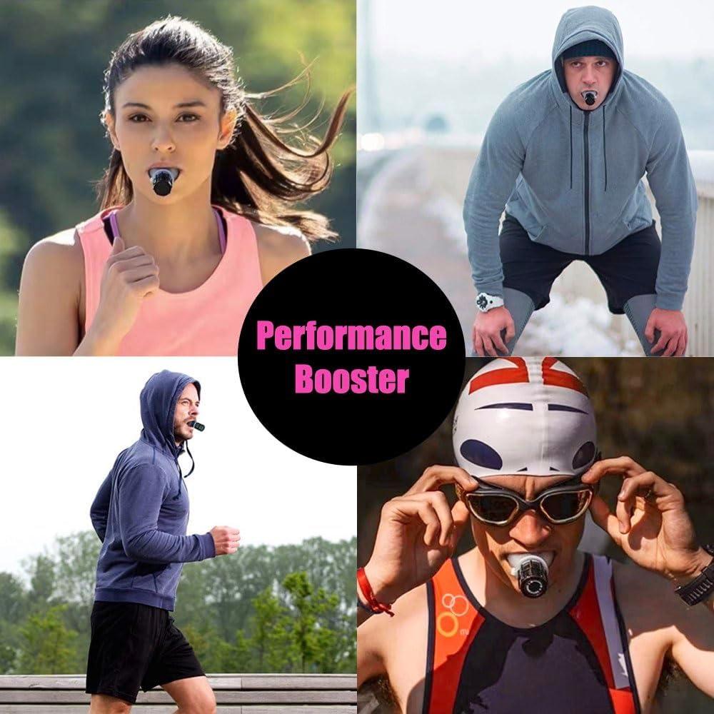 Entrenador de Respiración HanJing HJBT2401 Ajustable - Negro