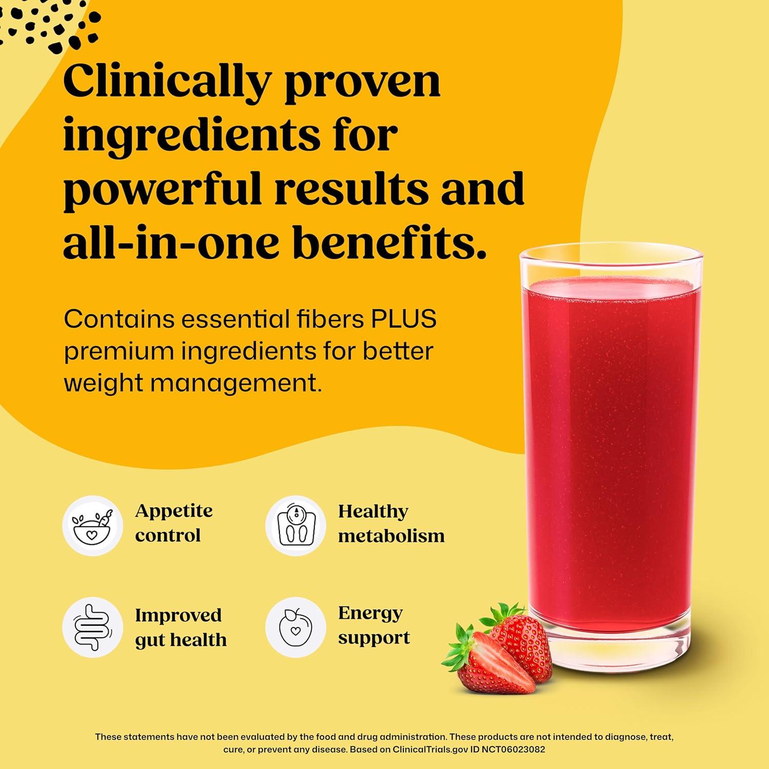 Suplemento en Polvo ColonBroom Fresa 323g - Psyllium Husk