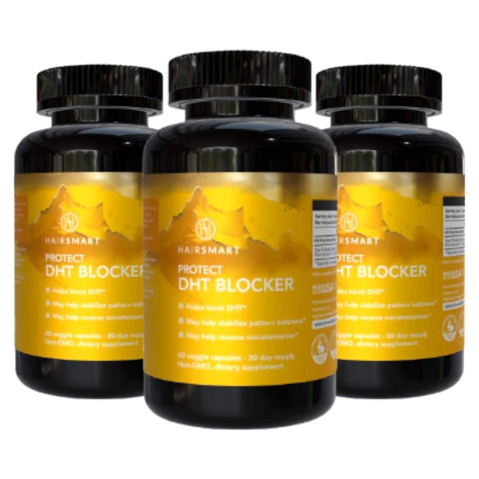 Bloqueador DHT HairSmart para Crecimiento del Cabello - 3 Paquetes