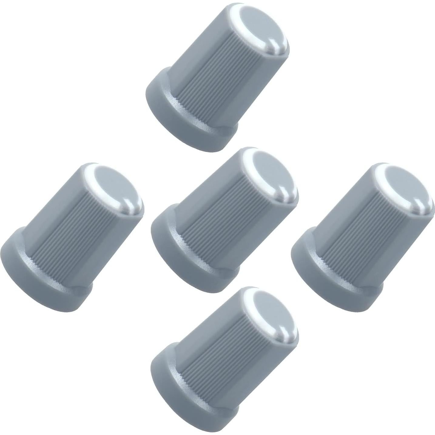 20 Perillas de Control Plástico DIKAVS 6mm para Guitarra