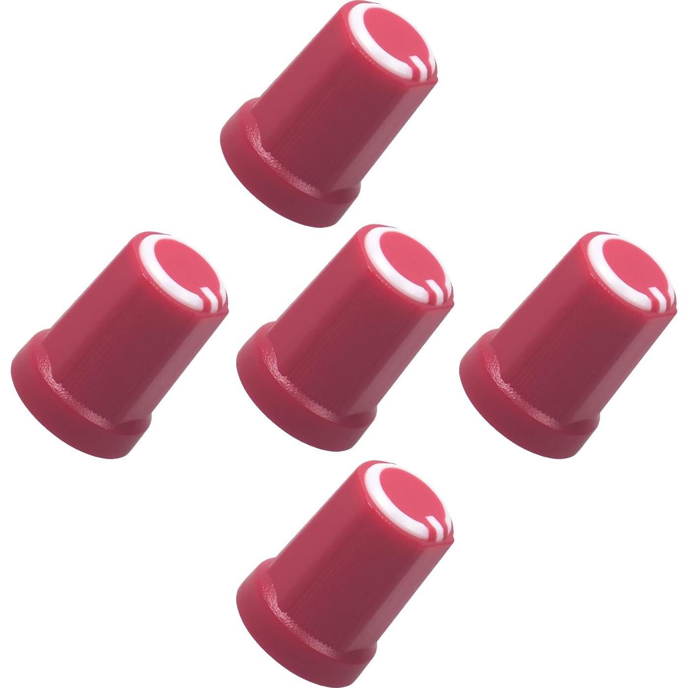 20 Perillas de Control Plástico DIKAVS 6mm para Guitarra