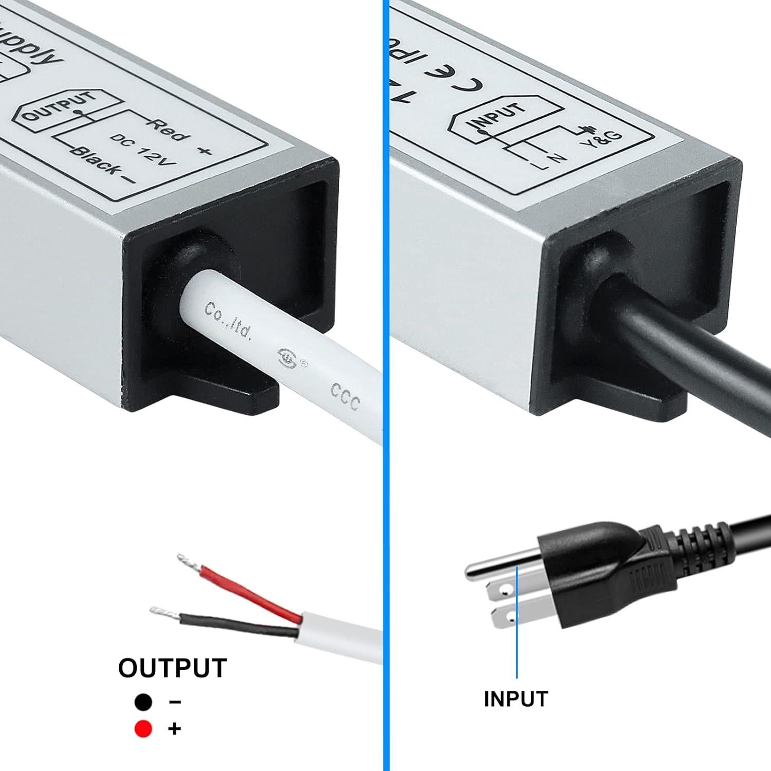 Fuente de Alimentación LED 12V 30W inShareplus IP67 Impermeable