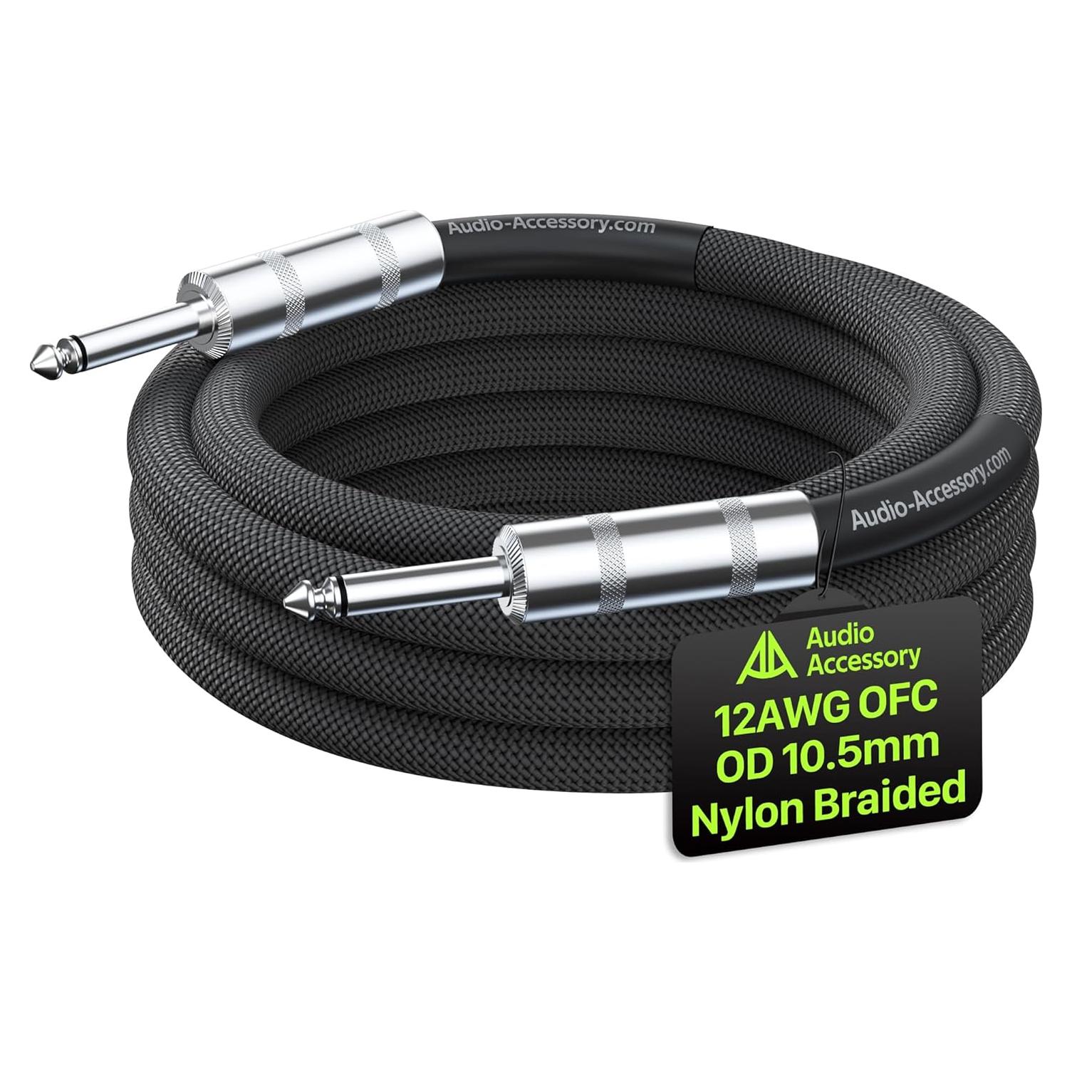 Cable de altavoz 12 AWG AA AUDIO ACCESSORY 1.0m trenzado