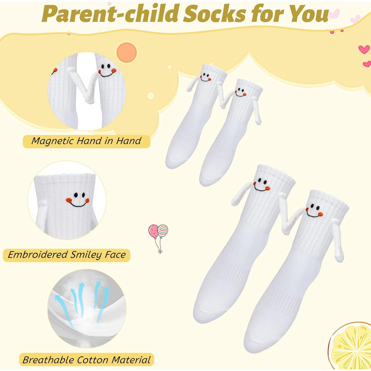 Calcetines Magnéticos COZYMATE para Parejas y Familias