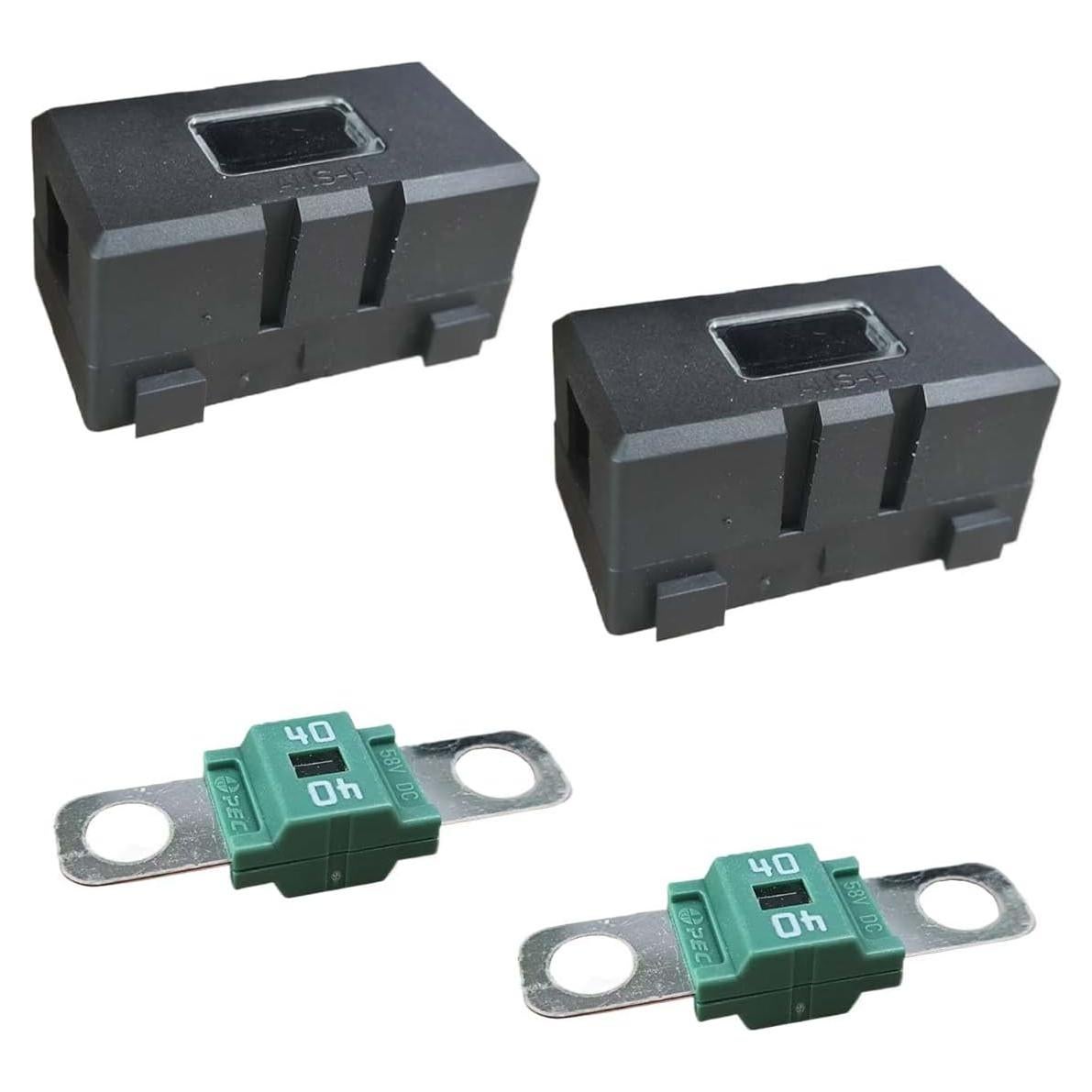 Kit de Soporte de Fusible Automotriz LAINLOY 40A con Tapa