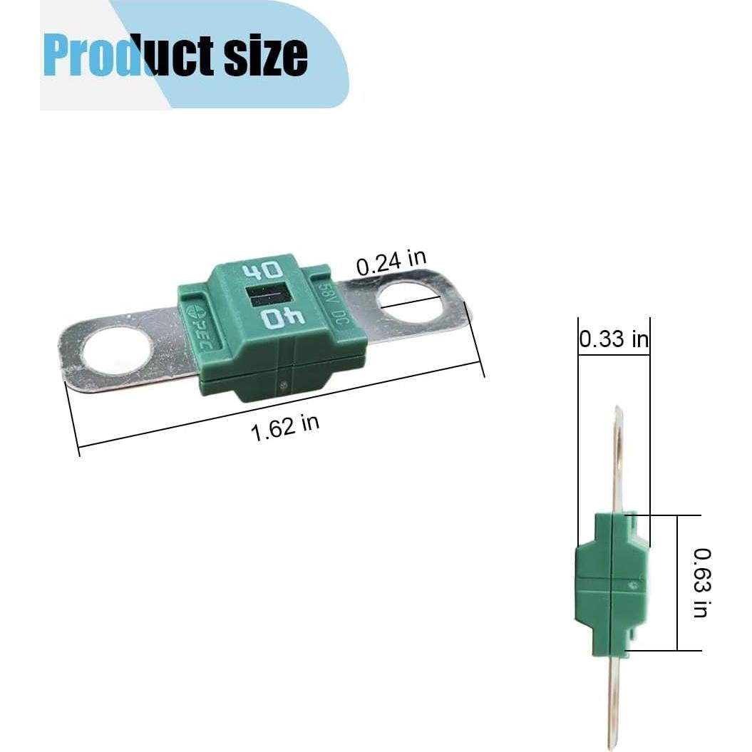 Kit de Soporte de Fusible Automotriz LAINLOY 40A con Tapa