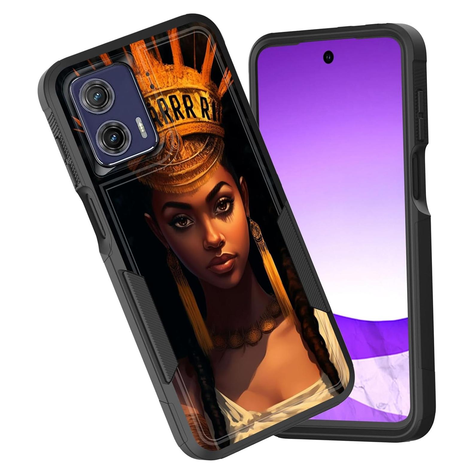 Funda Doble Capa para Moto G Power 5G 2023 - Mujeres Africanas