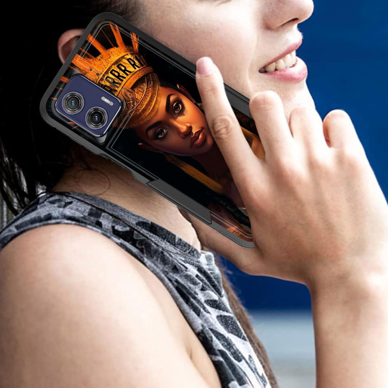 Funda Doble Capa para Moto G Power 5G 2023 - Mujeres Africanas