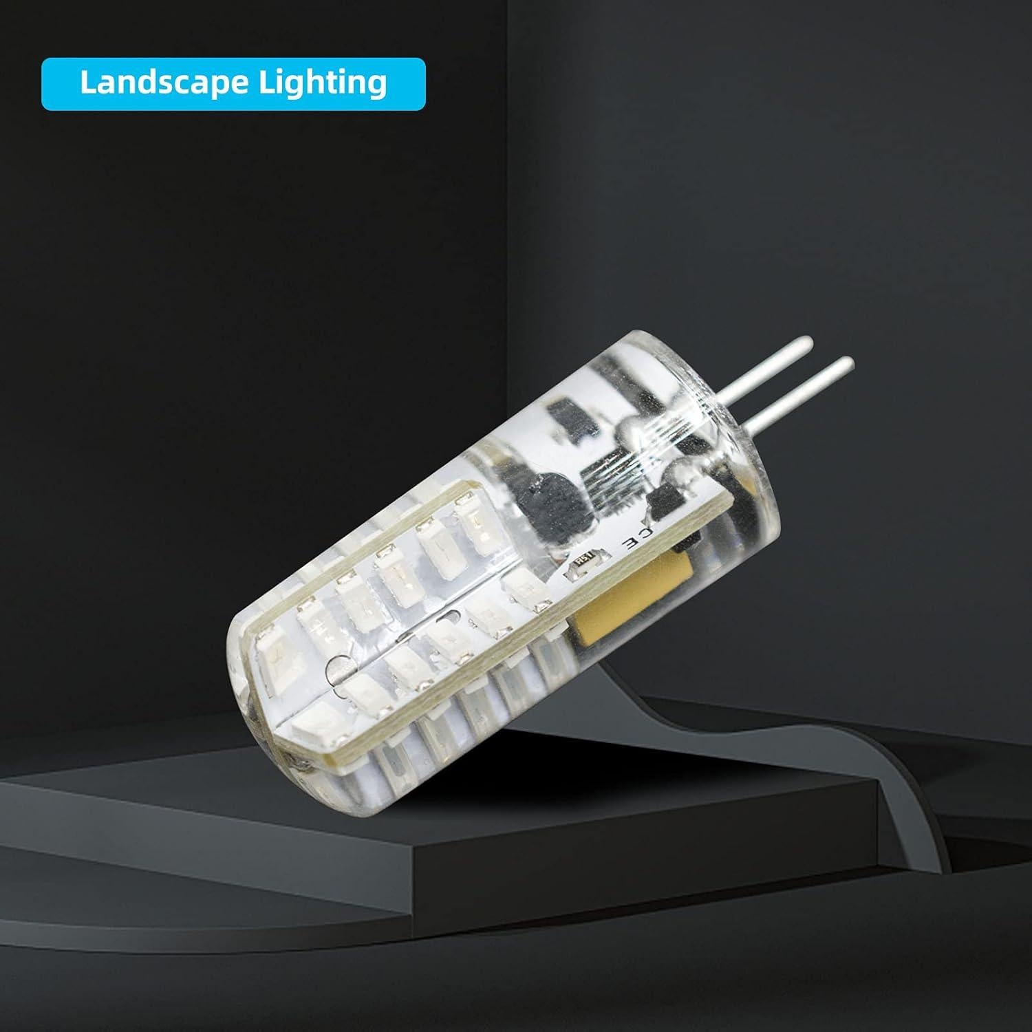 Bombilla LED G4 TZHILAN Azul 12V 2W 360° Paquete de 4