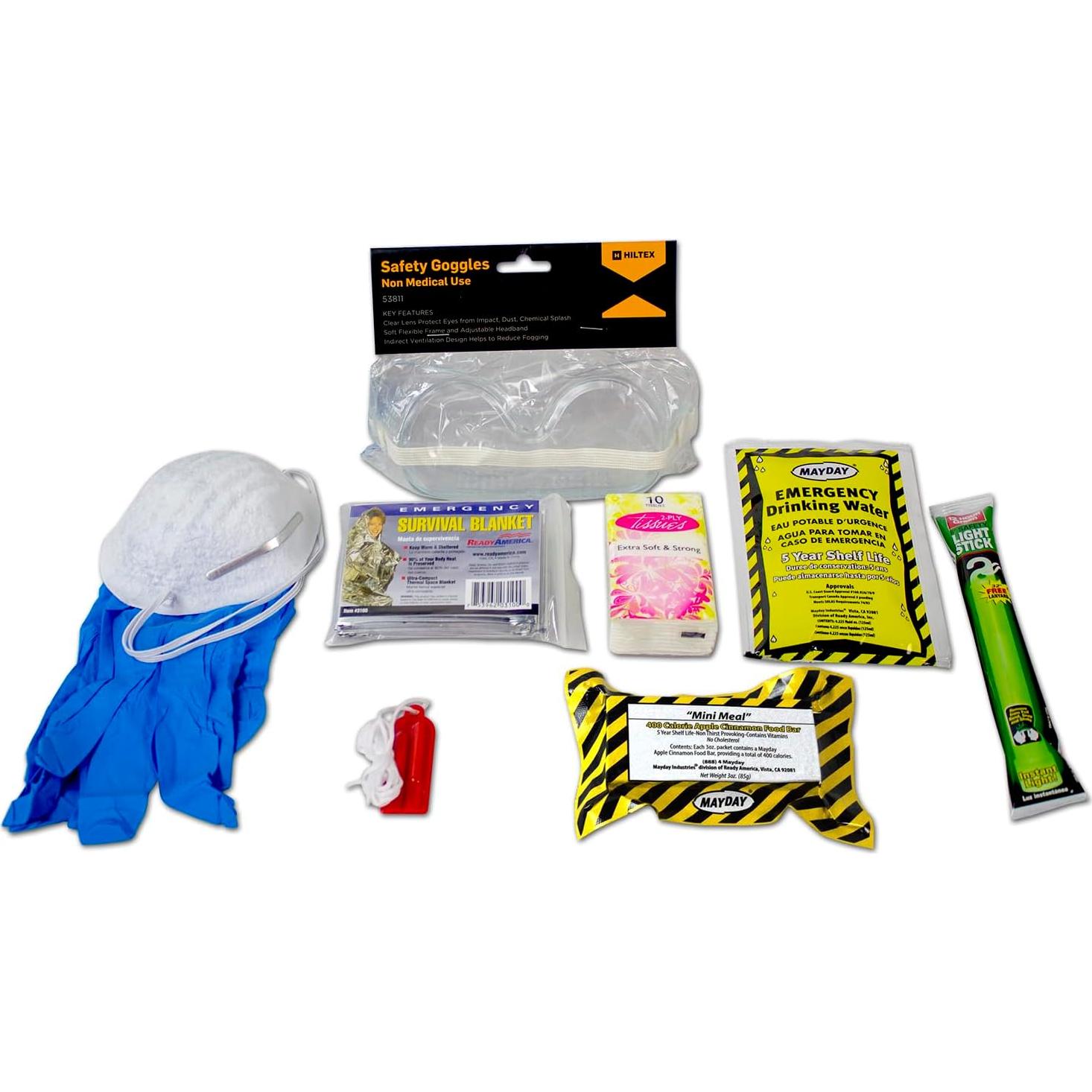 Kit de Emergencia Quakehold! Esencial Plus - Supervivencia 5 Años