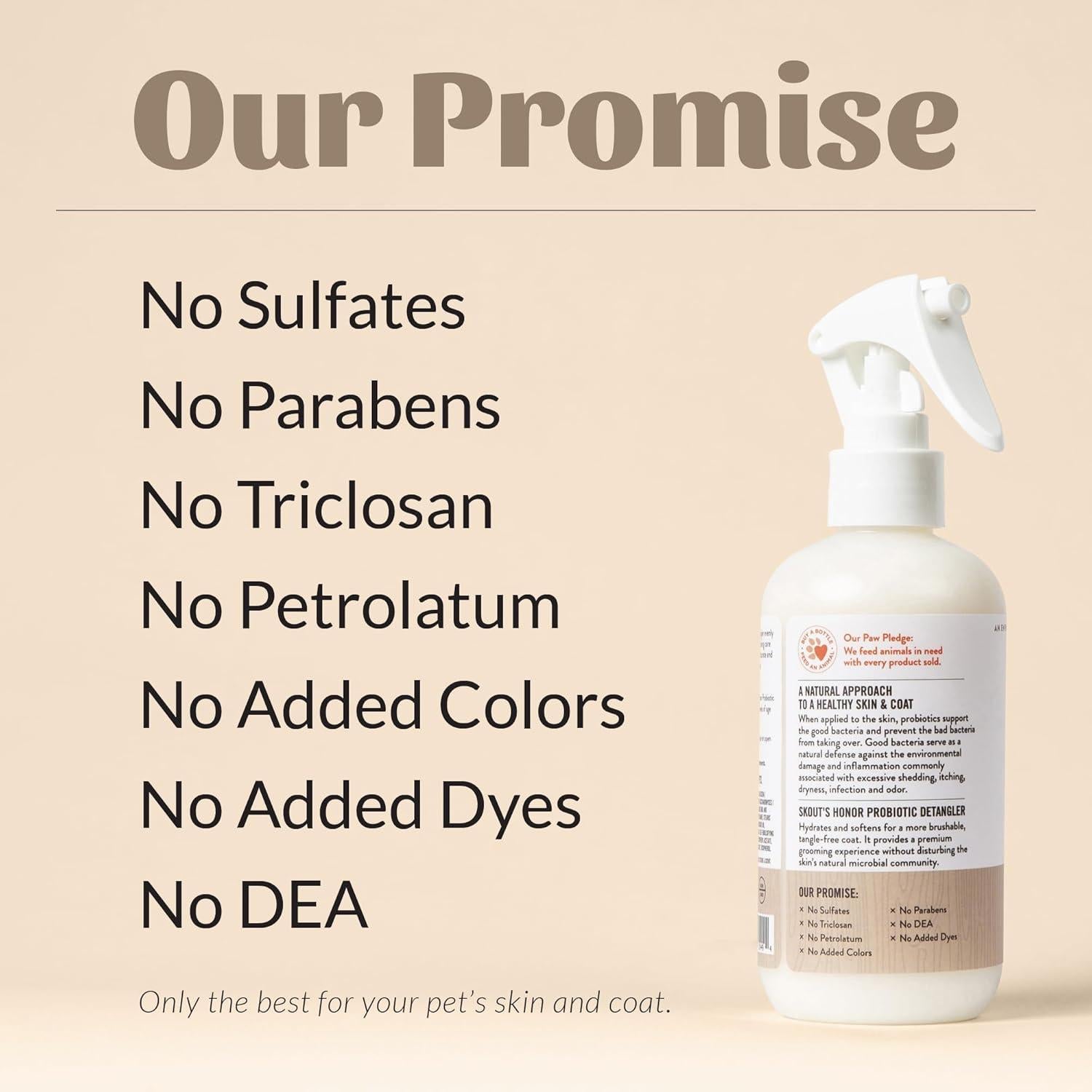 Spray Desenredante para Mascotas Skout's Honor 272g Hidratante