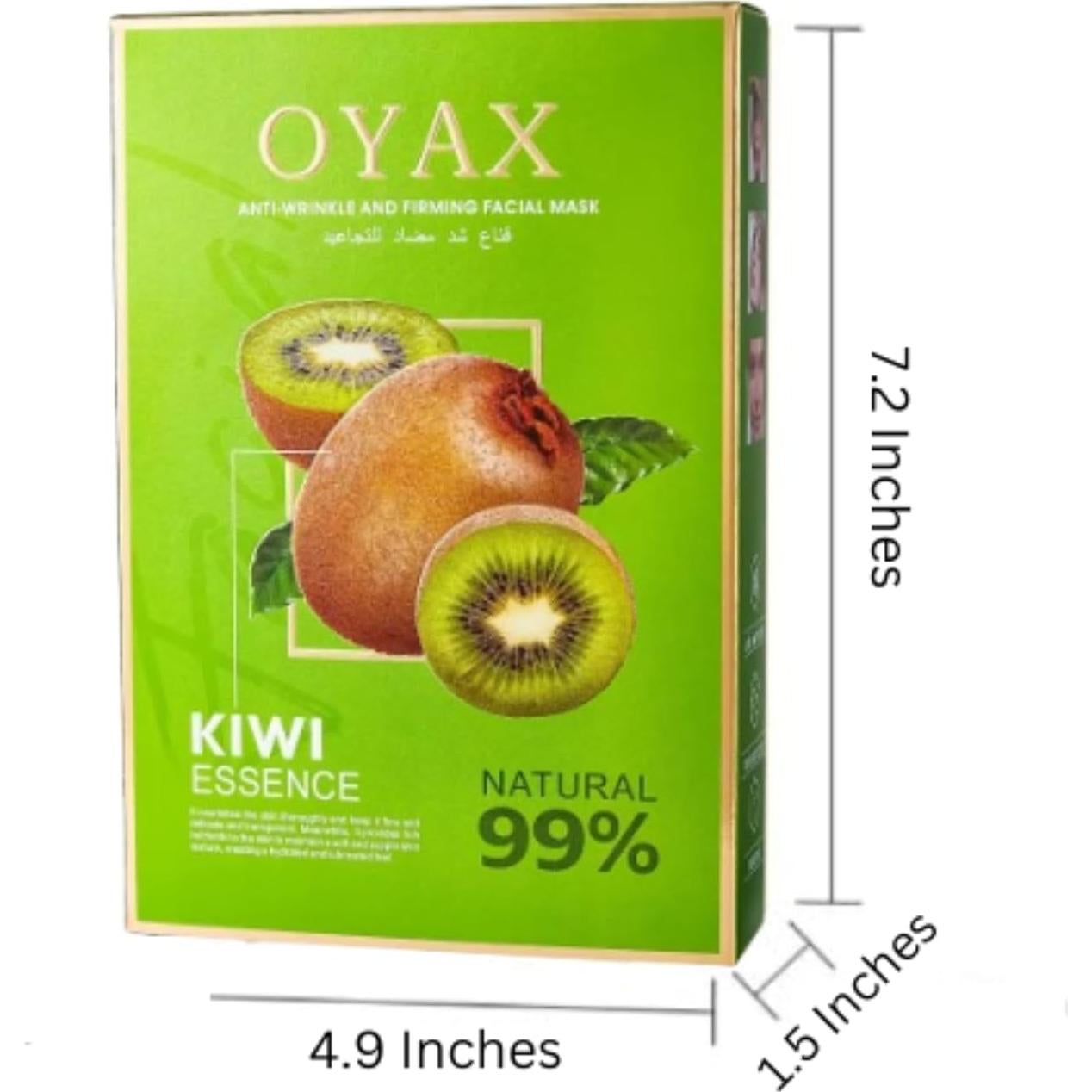 Mascarilla Facial de Fruta Season Kiss Kiwi 10 Hojas Hidratante