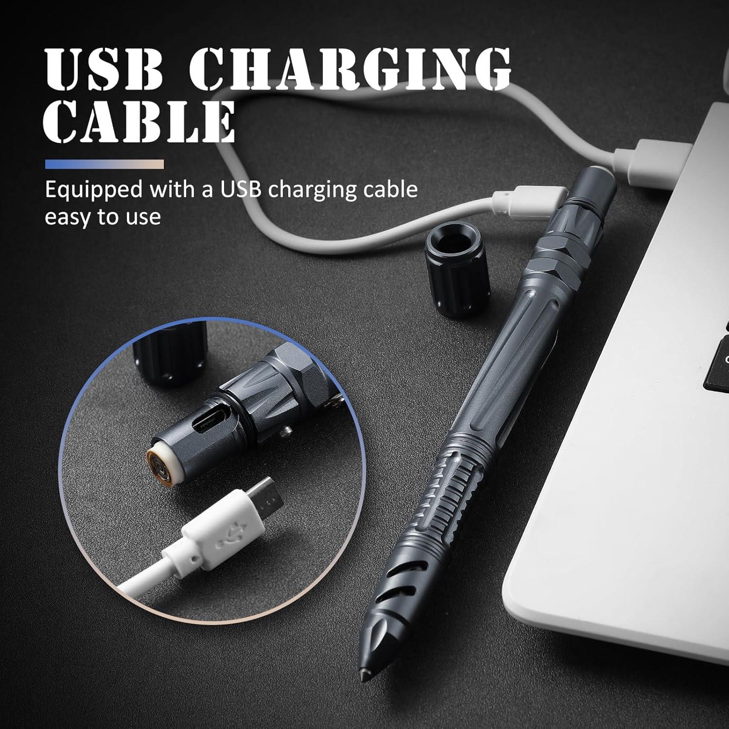 Bolígrafo Táctico Multi-Herramienta PATOISE Gris Verdoso