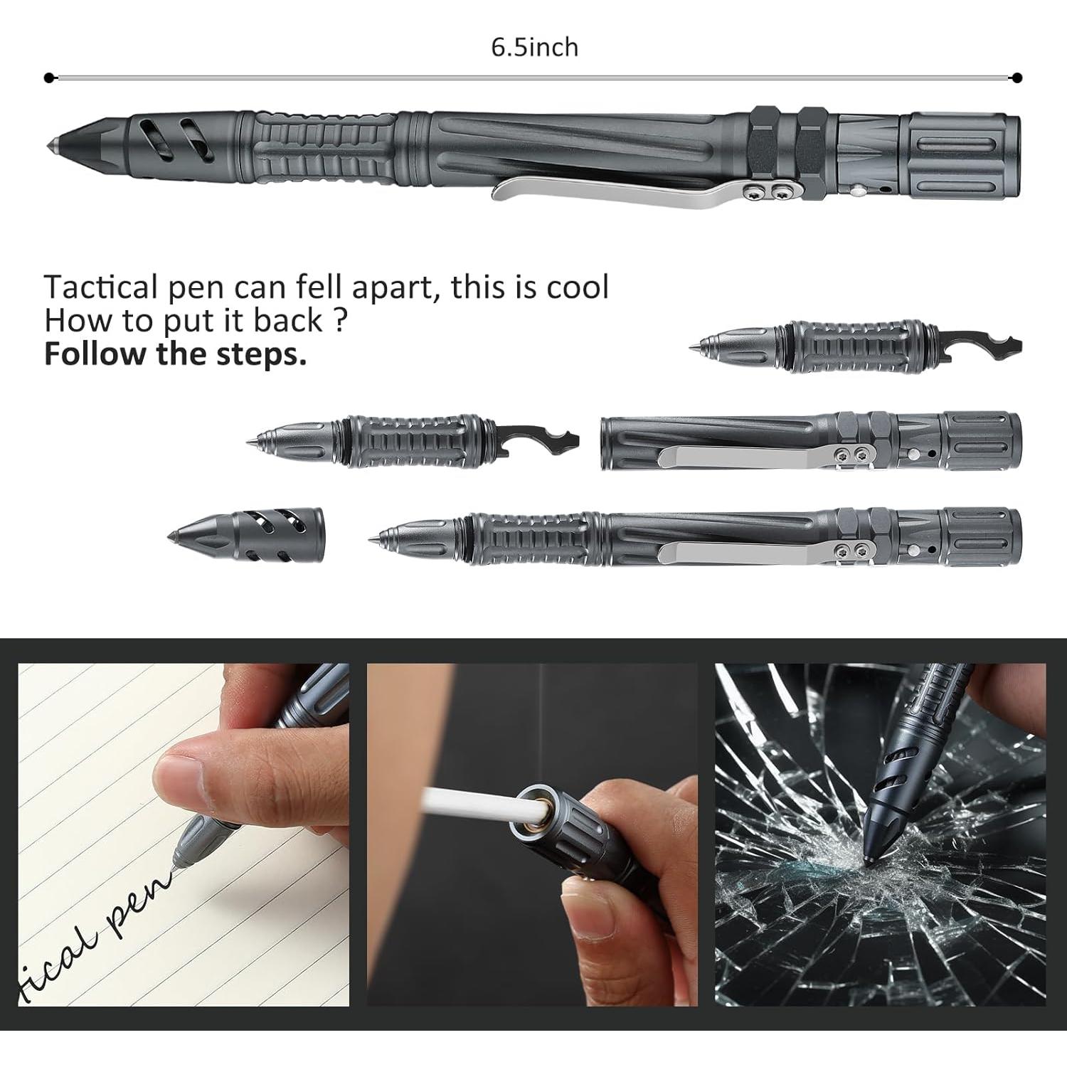 Bolígrafo Táctico Multi-Herramienta PATOISE Gris Verdoso