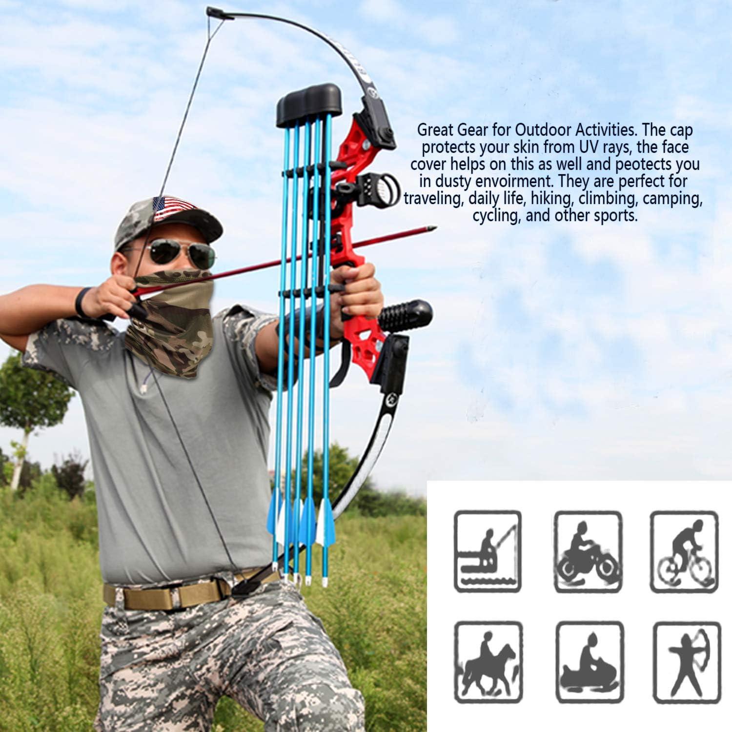 Conjunto Gorra Camo y Gaiter de Cuello UV Táctico Unisex