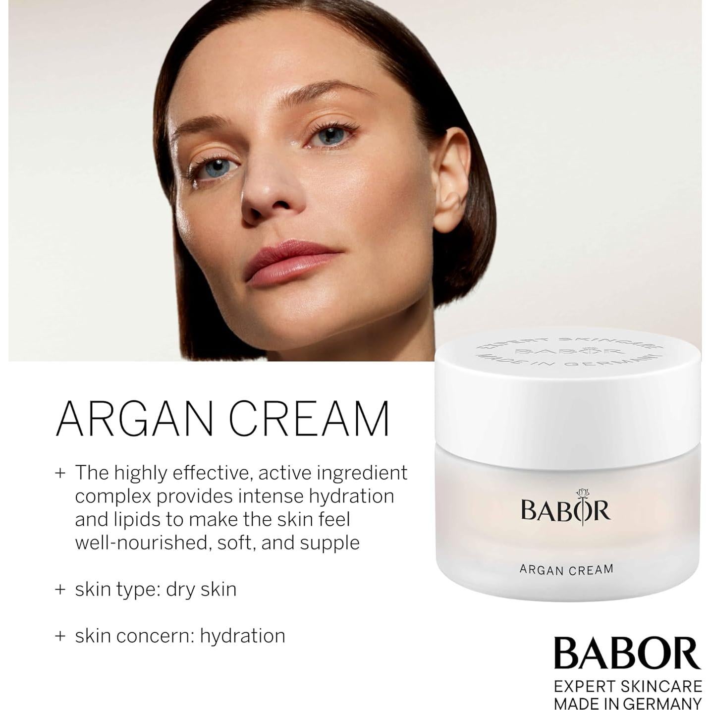 Crema de Argan Babor 238g - Hidratante Intensivo para Piel Seca