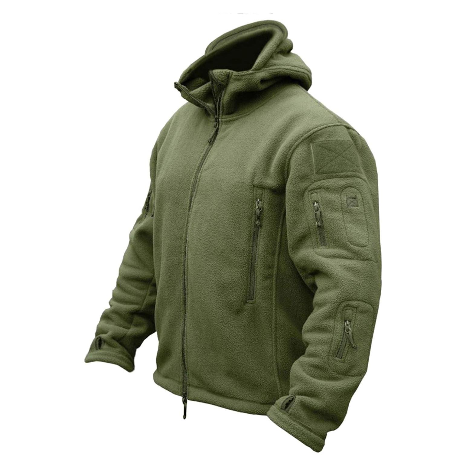 Chaqueta Táctica Militar CRYSULLY para Hombre Verde X-Grande