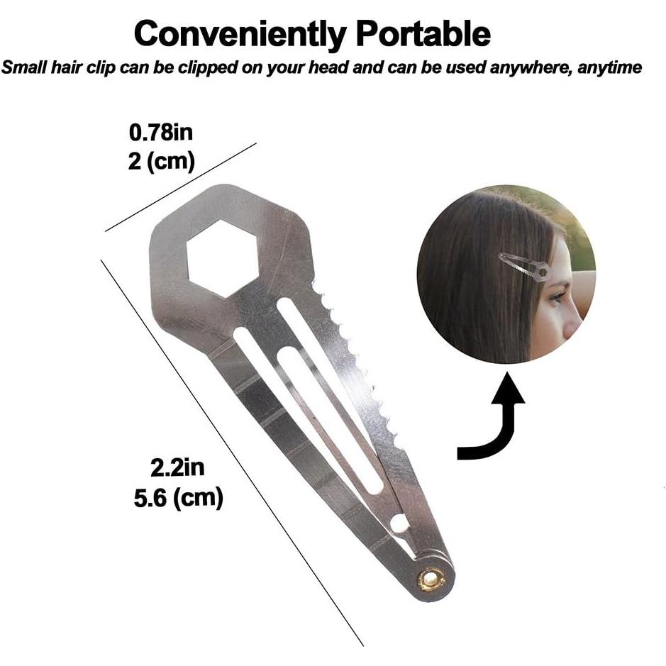 Clip de Cabello Multi-Herramienta West Coast Paracord - 3 Piezas