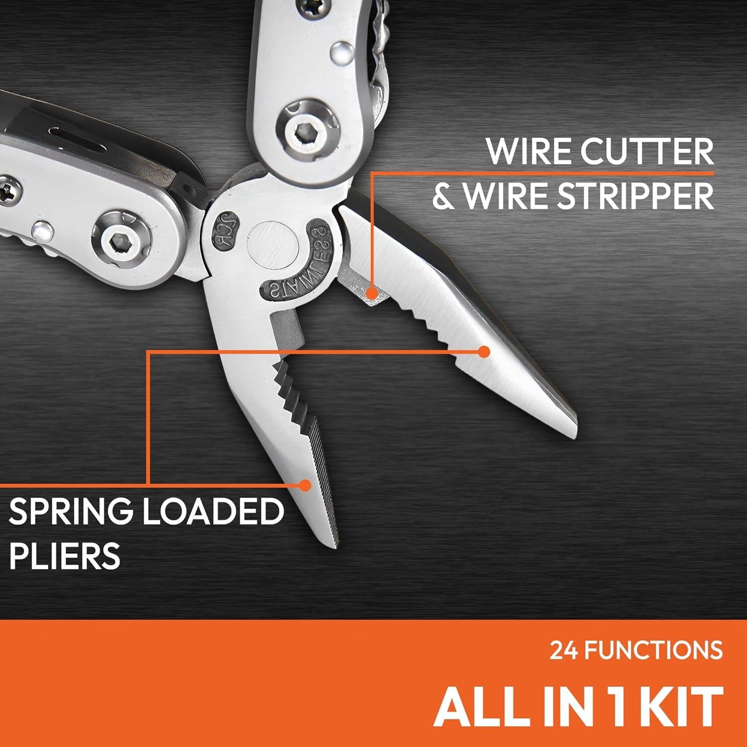 Multiherramienta 26 en 1 HVSun con Funda de Nailon