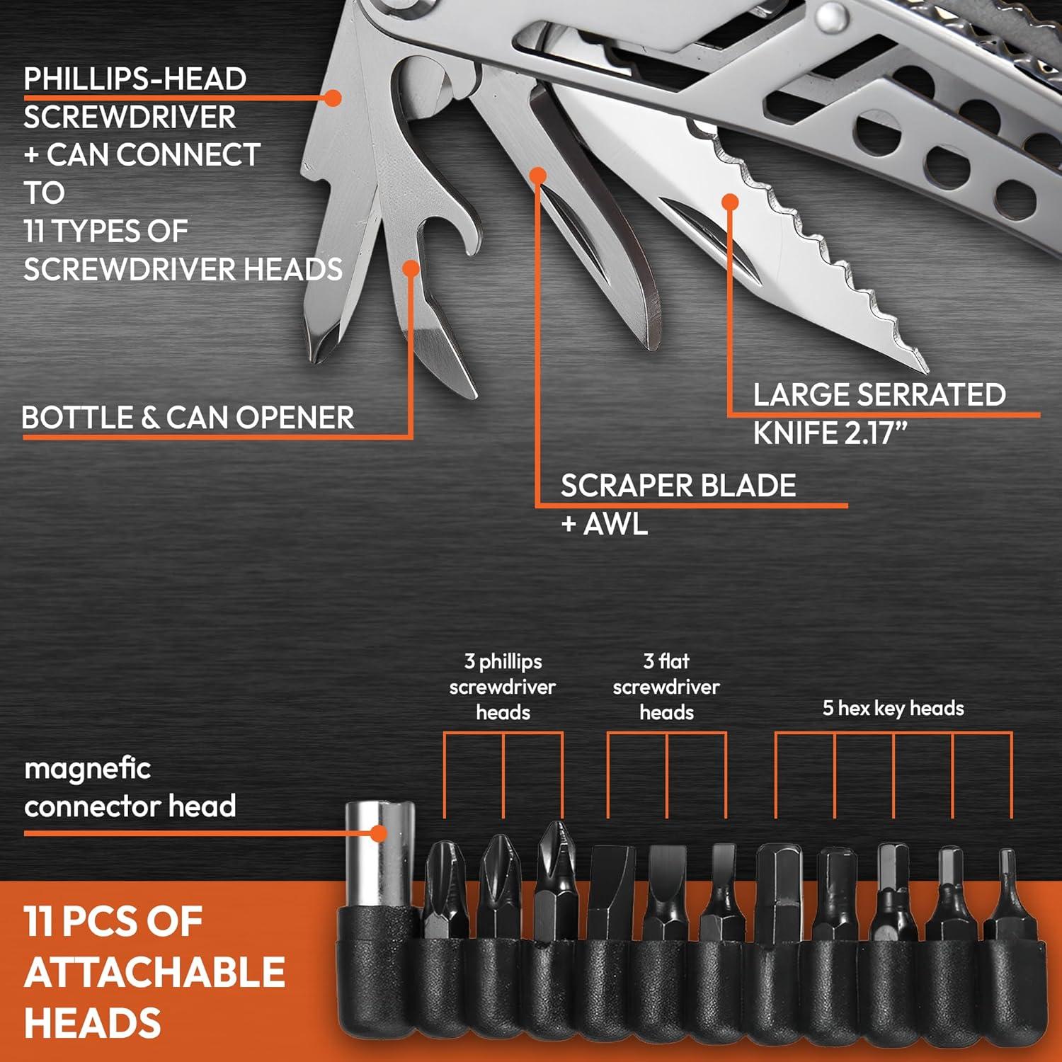 Multiherramienta 26 en 1 HVSun con Funda de Nailon