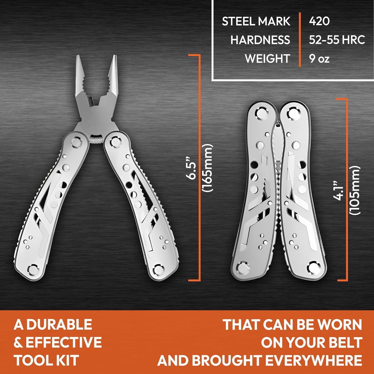 Multiherramienta 26 en 1 HVSun con Funda de Nailon