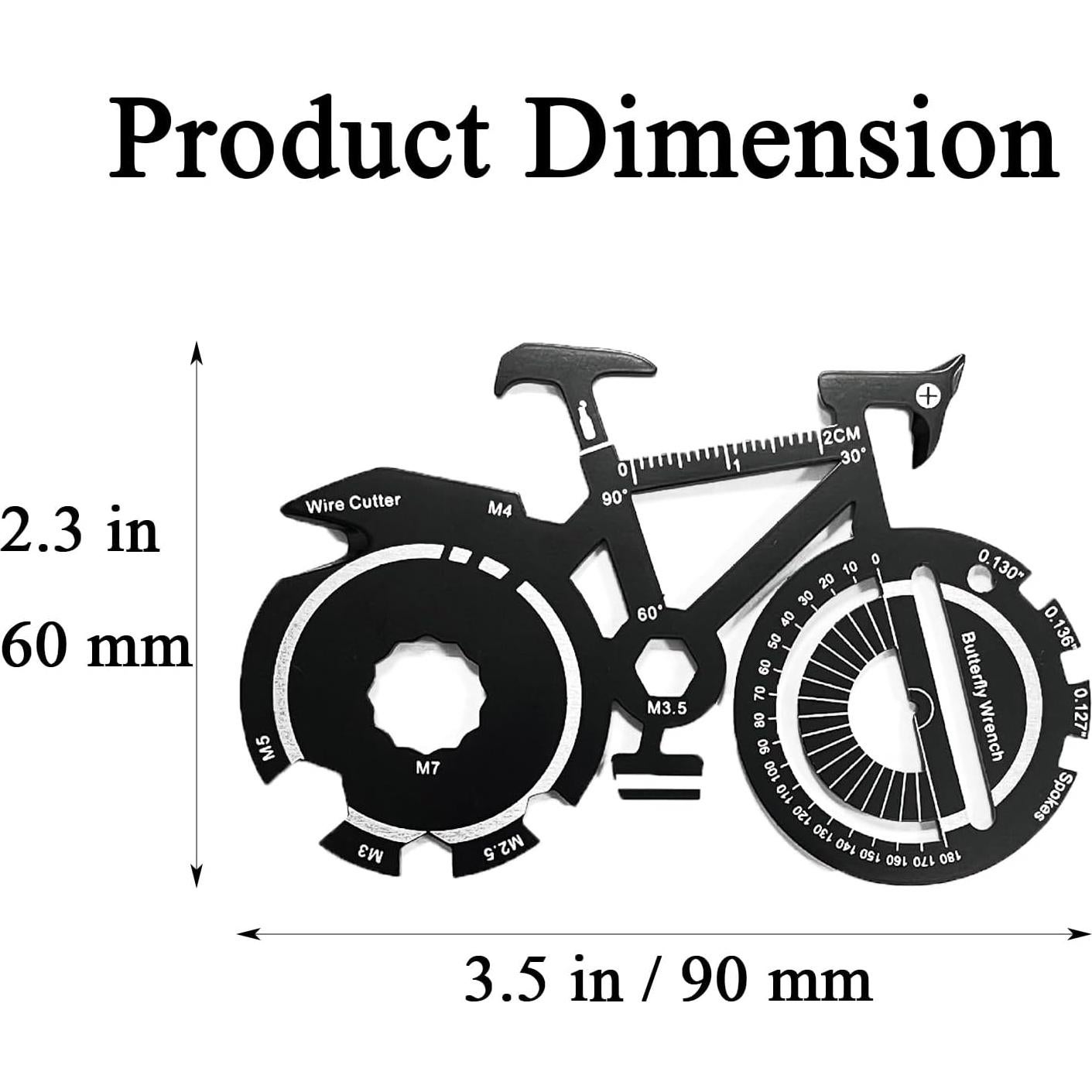 Tarjeta Multiherramienta 20-en-1 Booge Forma Bicicleta