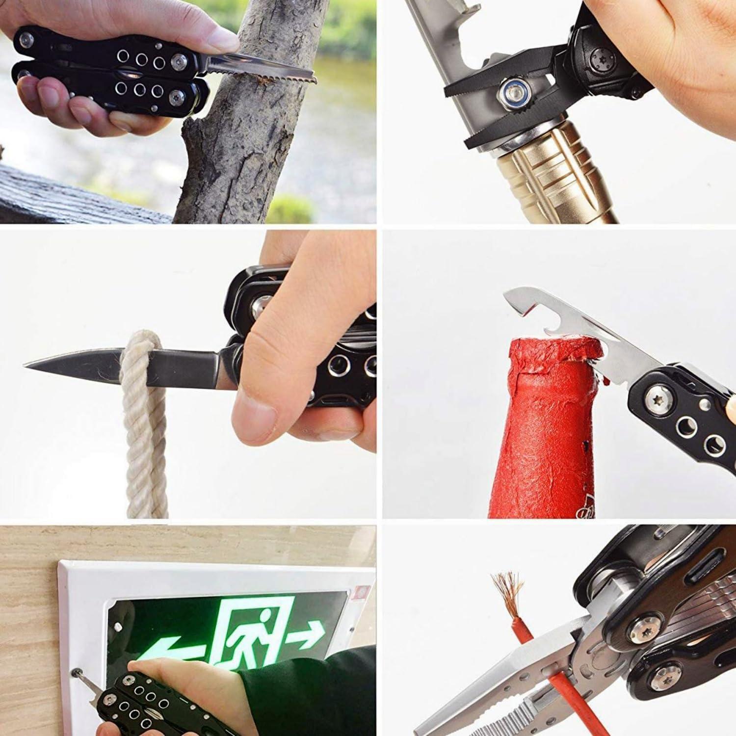 Multiherramienta 14 en 1 YWHWXB Acero Inoxidable Plegable