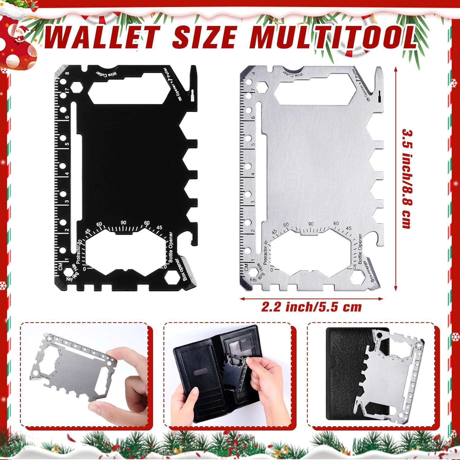 Cholemy 12 Pcs Multiherramienta de Acero Inoxidable 46 en 1