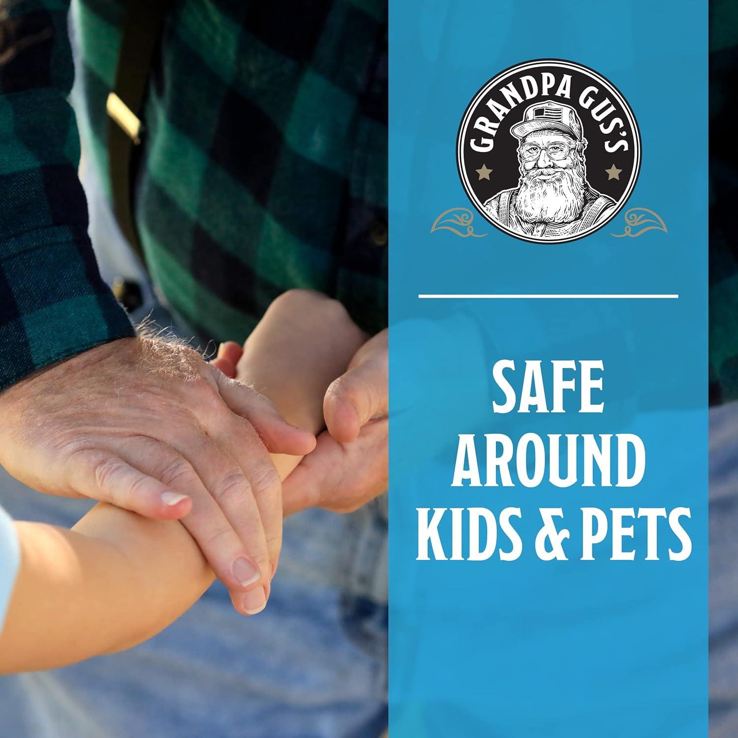 Repelente Natural de Mosquitos Grandpa Gus 118 ml, Sin DEET