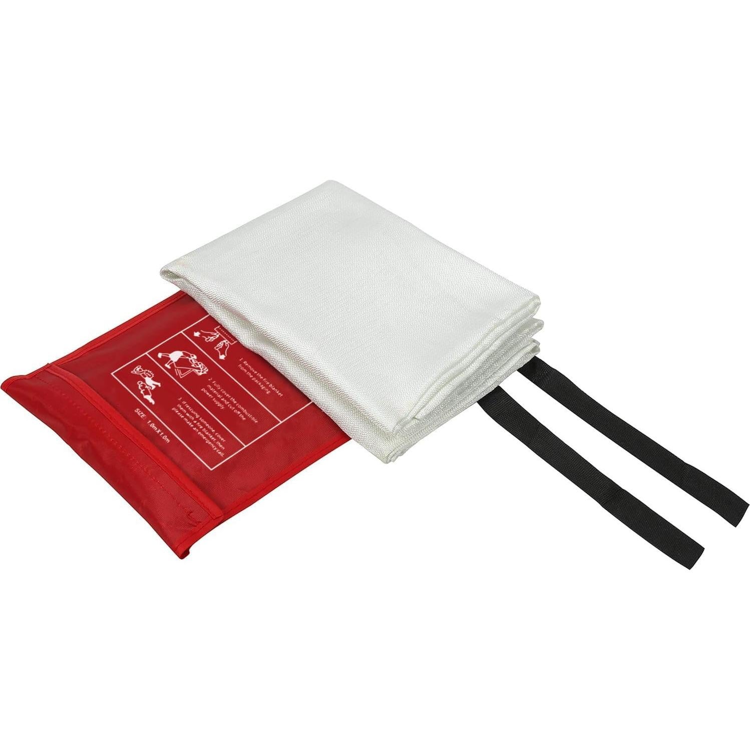 Manta contra incendios C CRYSTAL LEMON 2 unidades 99x99 cm