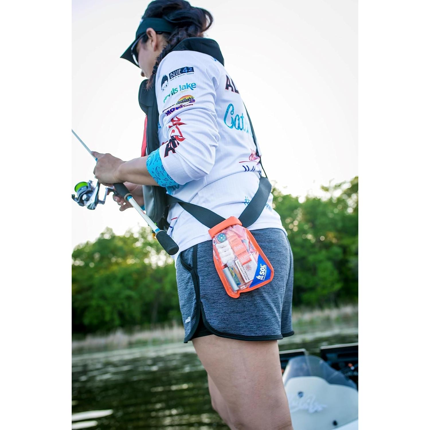 Kit de Supervivencia Scout S.O.L. Naranja Impermeable 13.34x26.04cm