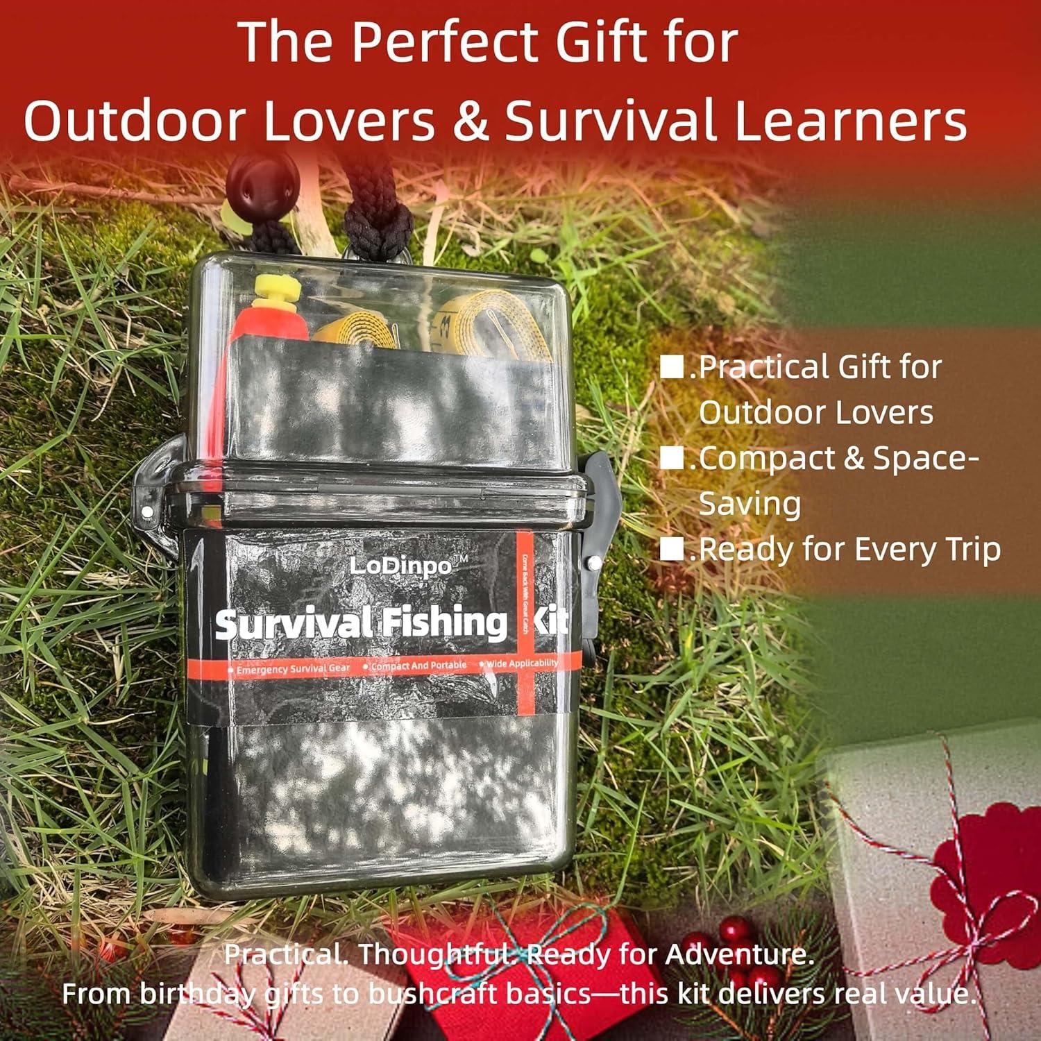 Kit de Pesca de Emergencia Mini LoDinpo - 100 Piezas