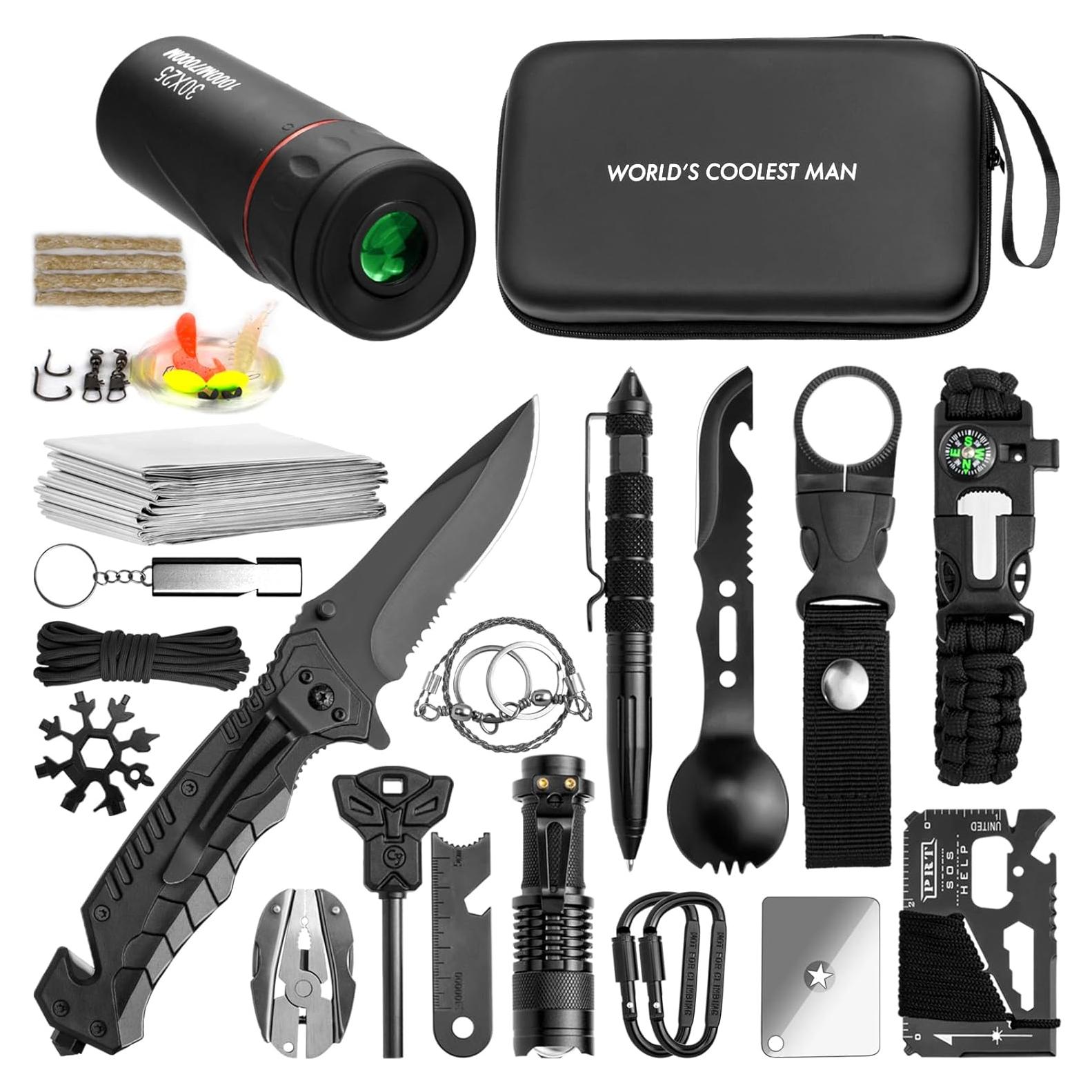 Kit de Supervivencia 34 en 1 LANKAMO para Camping y Aventura