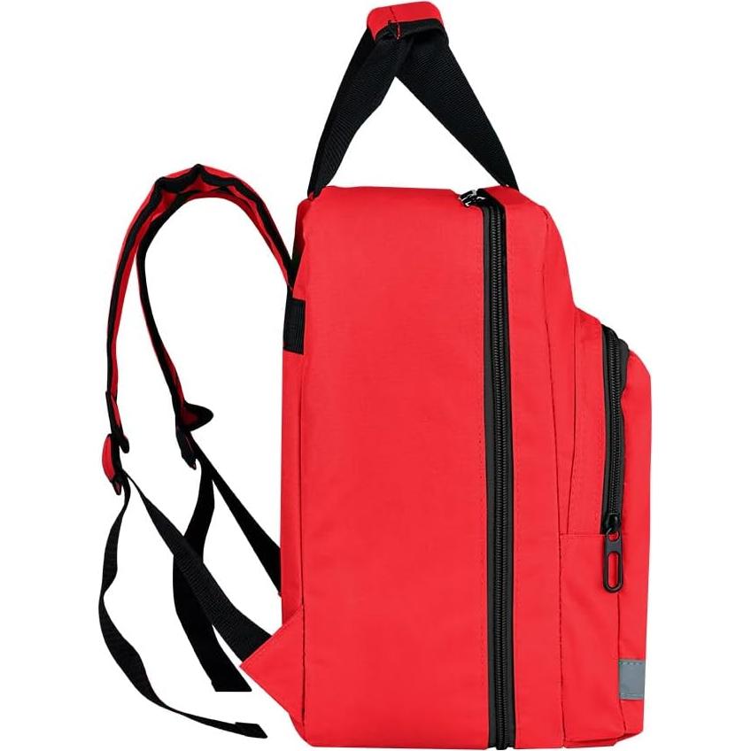 Mochila de Primeros Auxilios Roja JIPEMTRA 35x25x20cm Vacía