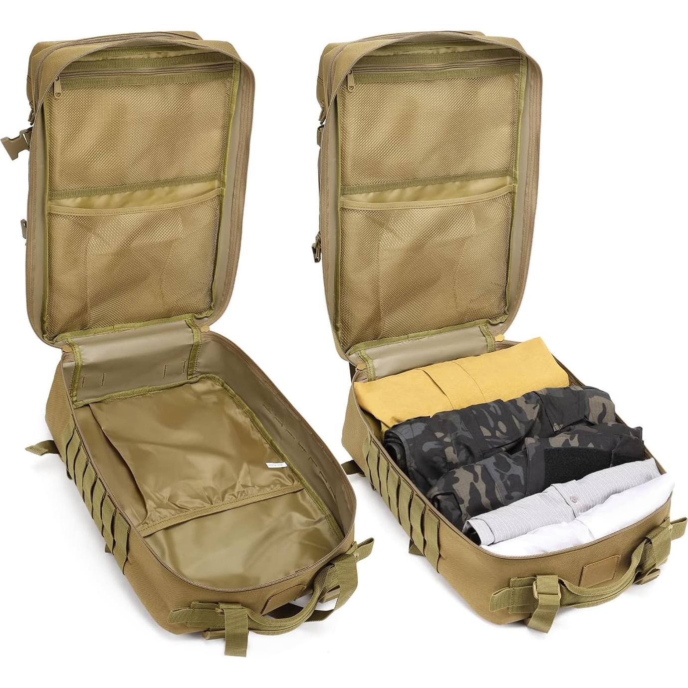 Mochila Táctica Militar ATBP Molle 45 Litros Verde Ejército