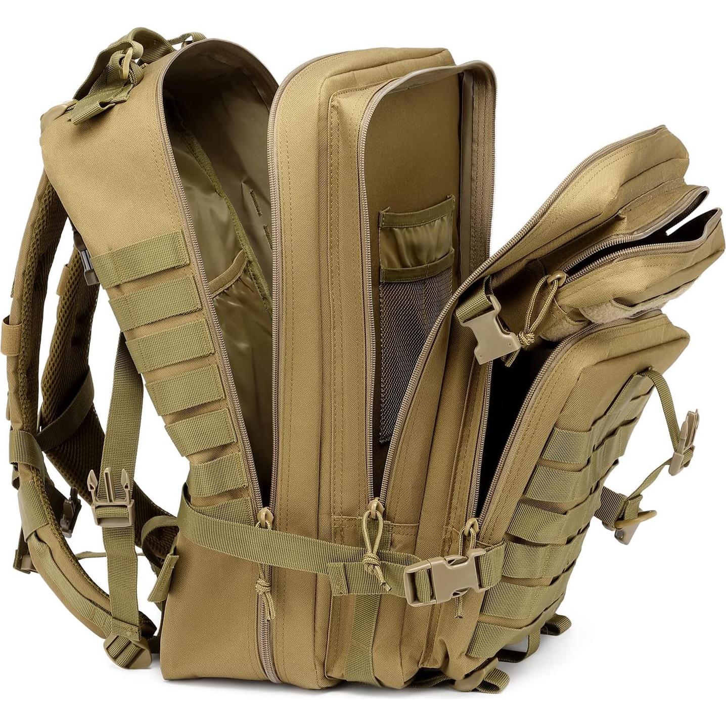 Mochila Táctica Militar ATBP Molle 45 Litros Verde Ejército