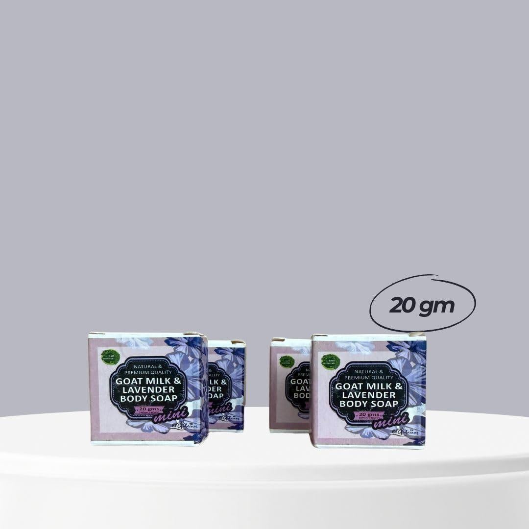 Set de 4 Jabones Naturales Hechos a Mano Hamid - Leche de Cabra y Lavanda