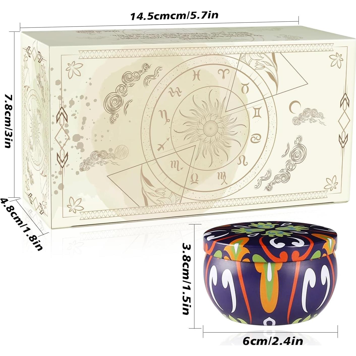 Paquete de 2 Velas Aromáticas Fclayvts - Cera de Soja Natural