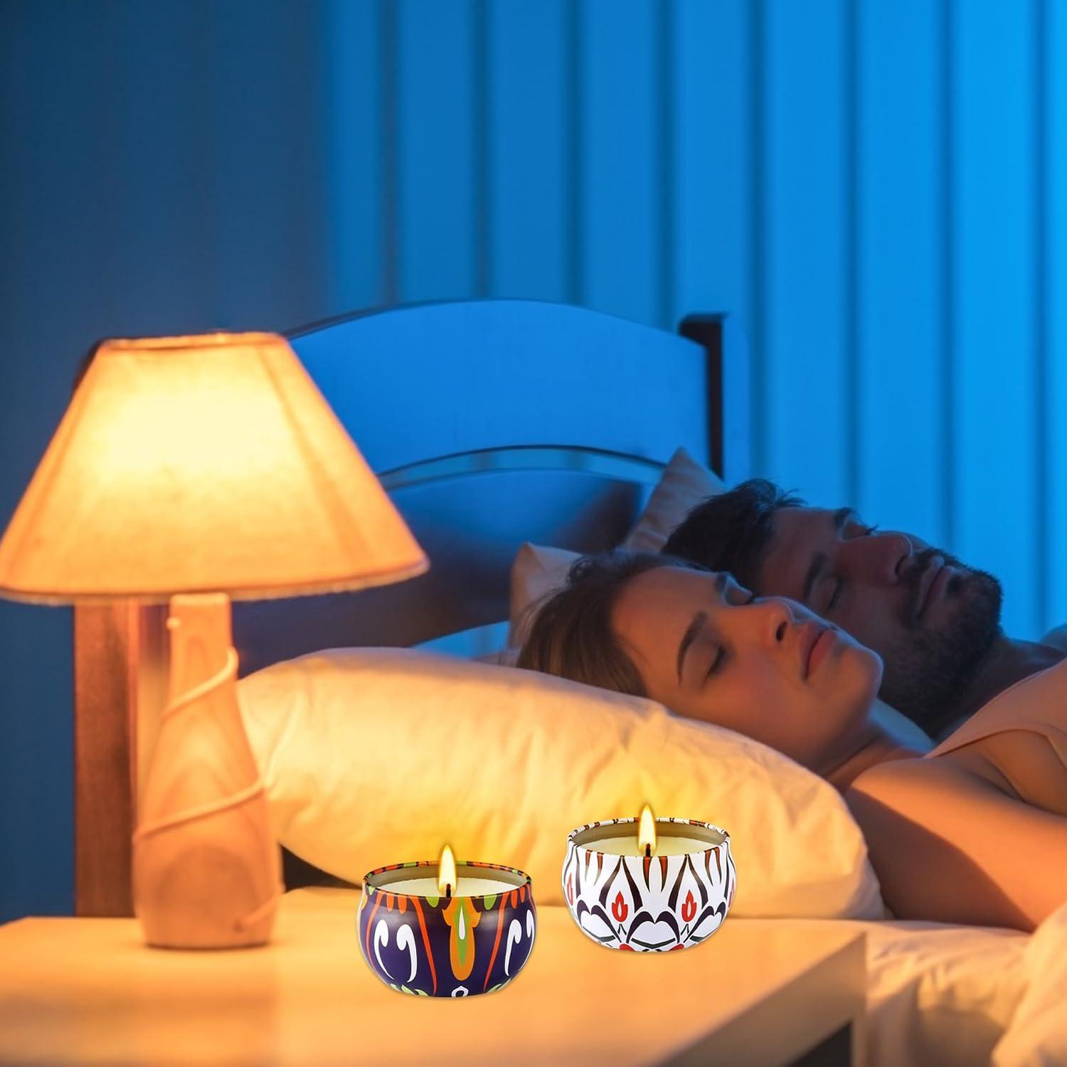 Paquete de 2 Velas Aromáticas Fclayvts - Cera de Soja Natural