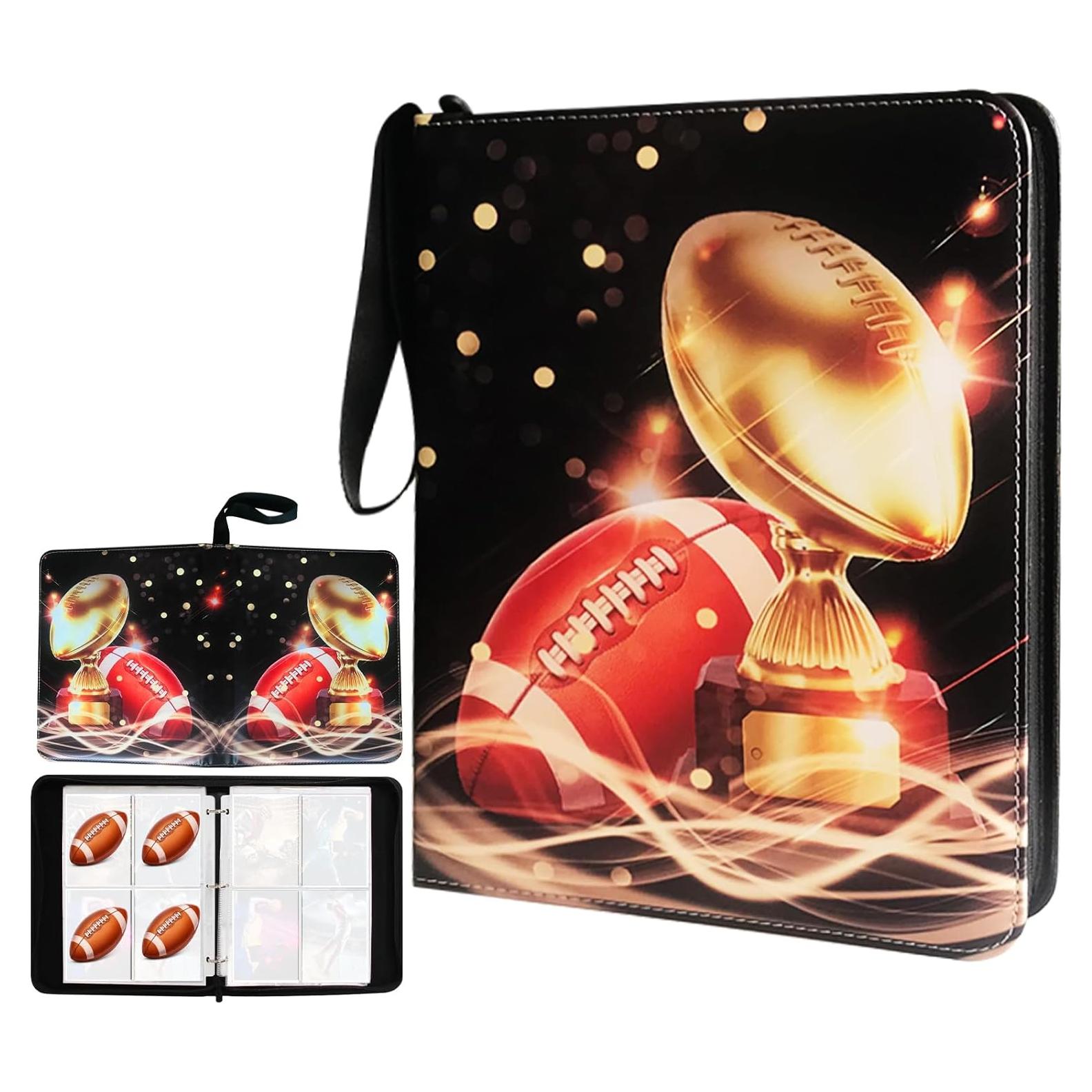 Carpeta de Tarjetas de Fútbol QANYYO 400 Bolsillos Recargable