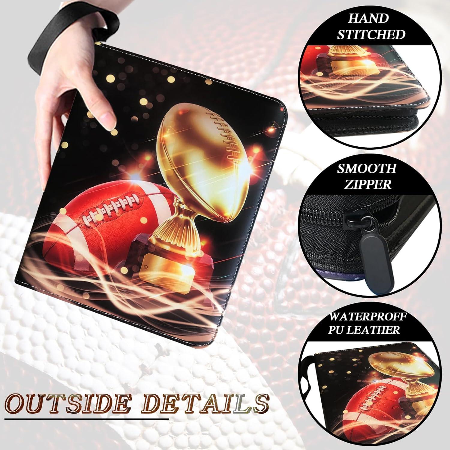 Carpeta de Tarjetas de Fútbol QANYYO 400 Bolsillos Recargable