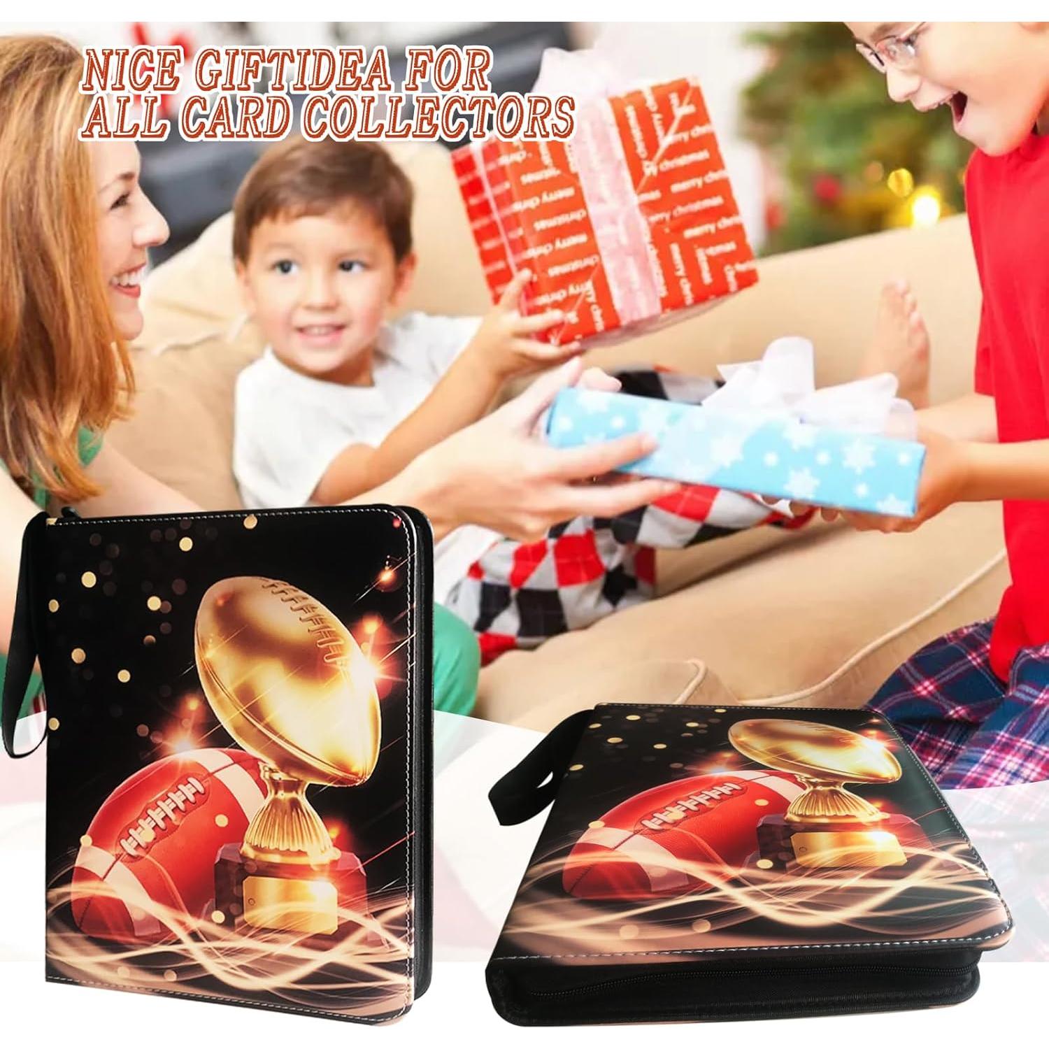 Carpeta de Tarjetas de Fútbol QANYYO 400 Bolsillos Recargable