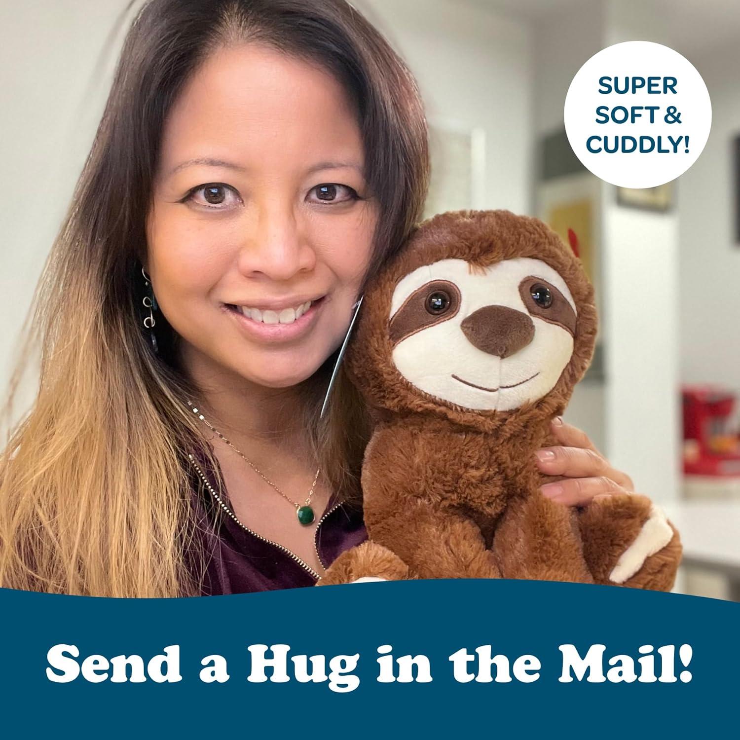 Paquete de Regalo Peluche Sam El Perezoso con Tarjeta Cumpleaños